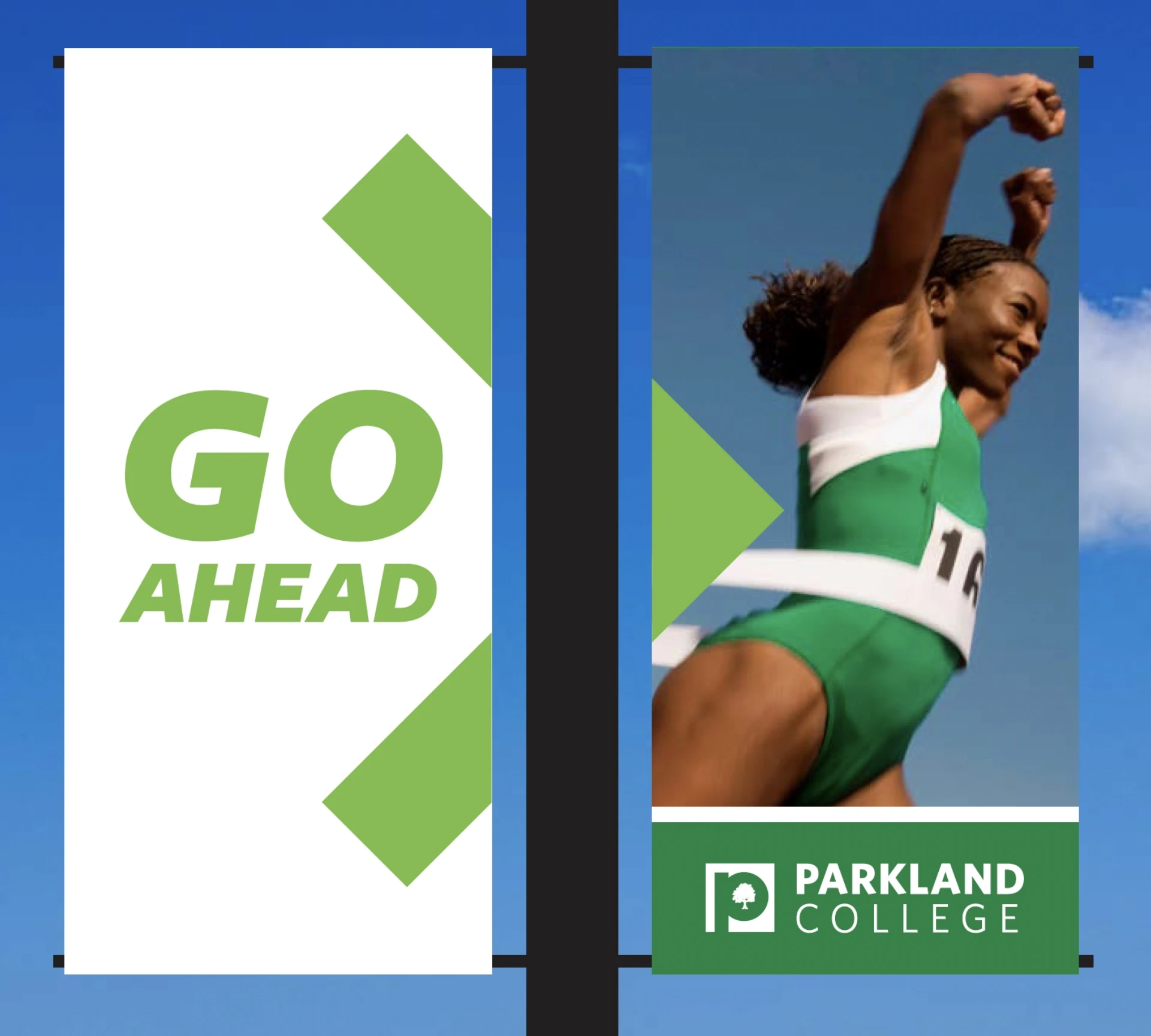 Parkland college banners.